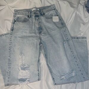 Altar’d State Kenzie light wash straight leg jeans